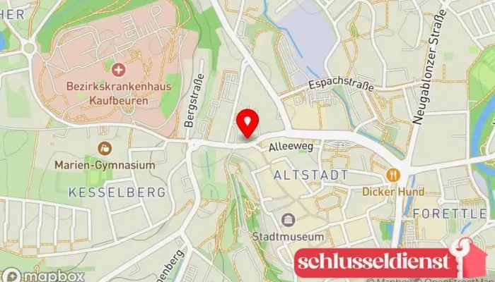 Karte von Hardwig Schmiedemeister Metallwerkstatt in Kaufbeuren