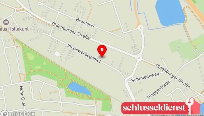 Karte von Hartmut Mieniets Schlosserei & Metallbau Metallwerkstatt in Schortens