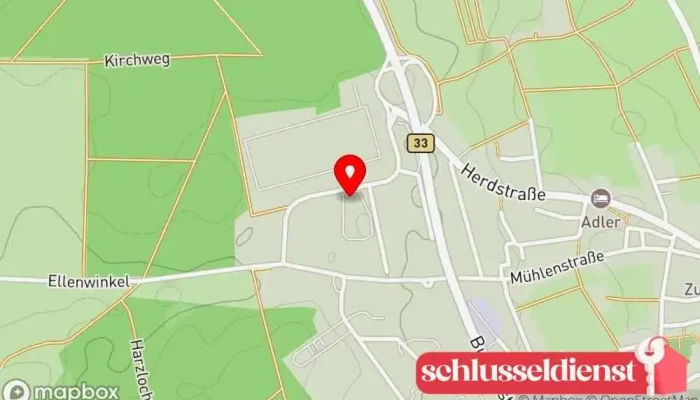 Karte von Häseler Metalltechnik GmbH Metallbauunternehmen in Mönchweiler