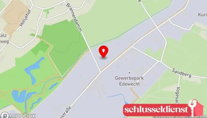 Karte von Haskamp Metallbau Schweißbetrieb in Edewecht