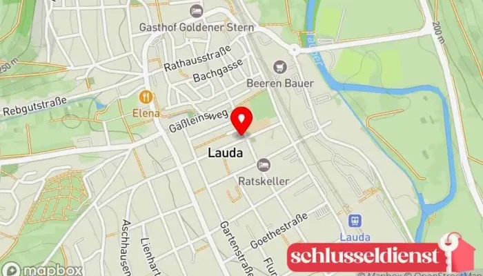 Karte von Heffner Metallbau GmbH Metallbauunternehmen in Lauda-Königshofen