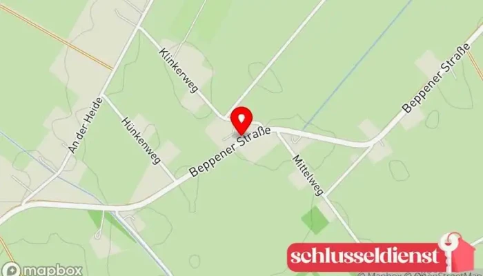 Karte von HEIDO LAAKE METALLBAU Metallbauunternehmen in Schwarme