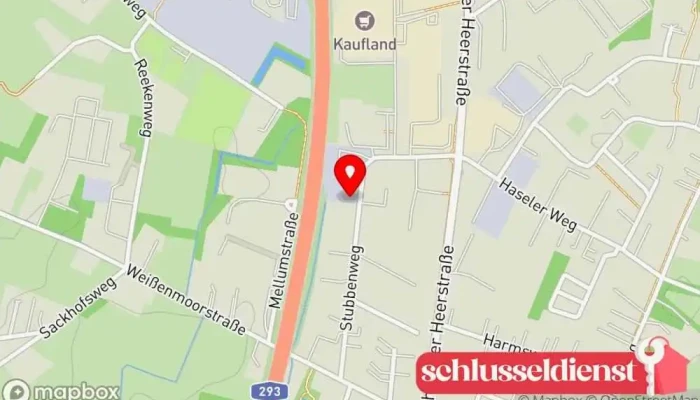 Karte von Heim Maschinen- und Metallbau Metallbauunternehmen in Oldenburg