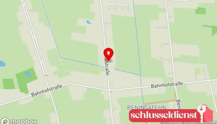 Karte von Heiner Bruns Tischlerei | Treppenbau und Fensterbau Treppenbauunternehmen, Fensteranbieter in Hesel