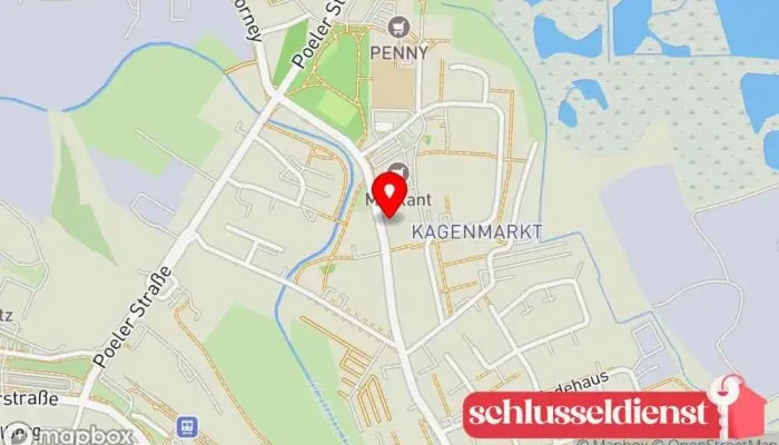 Karte von Heinrich Deckert Metallbau Metallbauunternehmen in Wismar