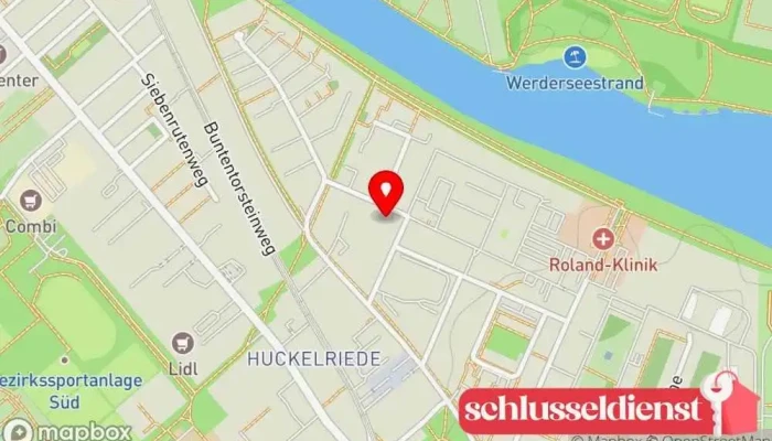 Karte von Heinrich Schlütter Stahl- und Metallbau GmbH Stahlbauunternehmen, Handwerk, Metallbauunternehmen, Metallwerkstatt, Treppenbauunternehmen in Bremen