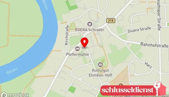 Karte von Heinrich Schweinebart Metallbauunternehmen in Dörverden
