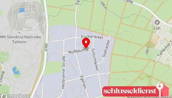 Karte von Heinz Röhrich Metall- und Schweißtechnik GmbH Metallverarbeitungsunternehmen in Flein