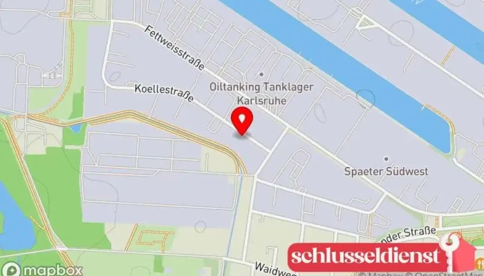 Karte von Herbert Horzel GmbH Hersteller in Karlsruhe