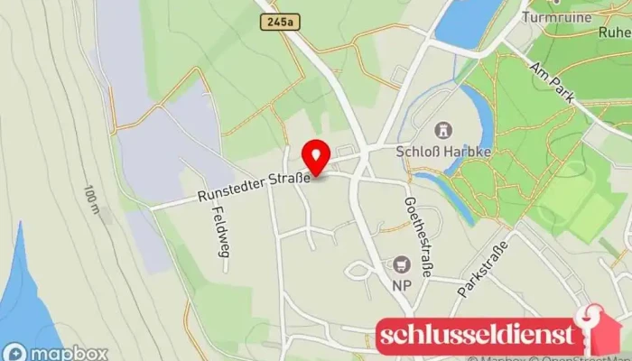 Karte von Herbert Mertz Metallbau Metallbauunternehmen in Harbke