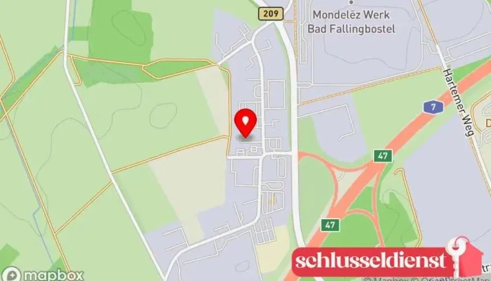Karte von HERDIE Edelstahltechnik GmbH Metallbauunternehmen in Bad Fallingbostel