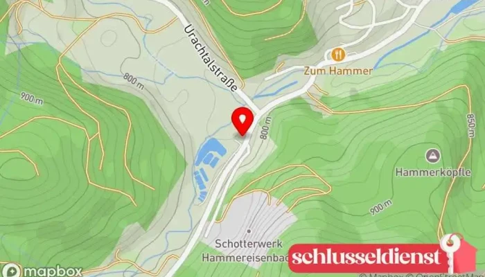 Karte von Hermann Demattio und Sohn Zimmermann in Vöhrenbach