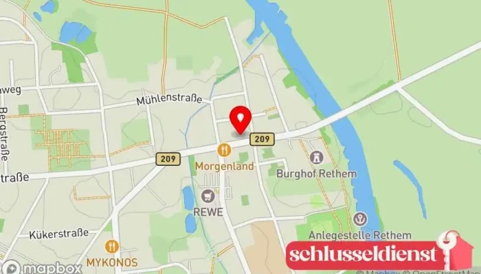Karte von Herr Dr. med. Klaus Dellbrügge Arzt in Rethem