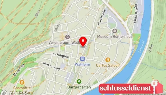 Karte von Hilligardt GmbH Metallwerkstatt in Walheim