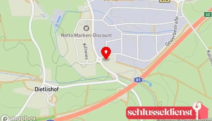 Karte von Hoffmeier Garten und Landschaft Landschaftsgestalter in Hilzingen