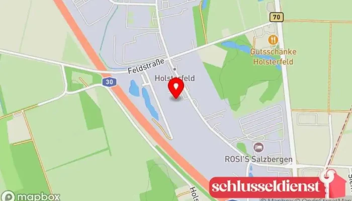 Karte von Holmatec Maschinenbau GmbH & Co. KG Maschinenbauunternehmen in Salzbergen