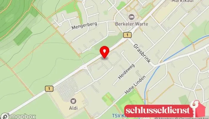 Karte von HOLZ METALL DESIGN Schlieter und Klein Möbeltischler, Glaser, Küchenumbauunternehmen, Metallverarbeitungsunternehmen in Hameln