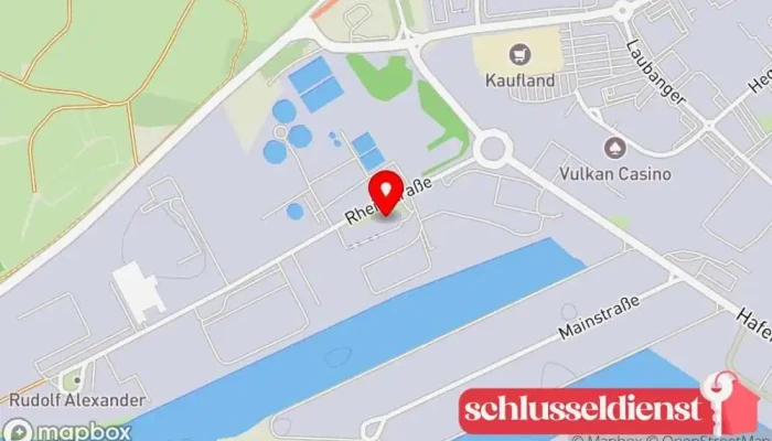 Karte von Hölzlein Schlosserei - Metallbau Metallbauunternehmen in Bamberg