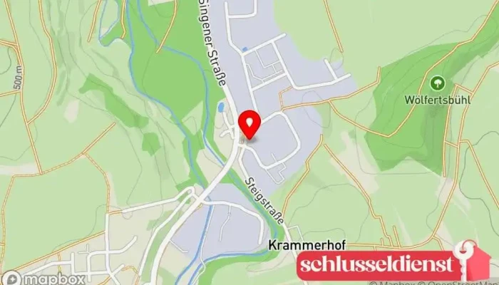 Karte von Hornstein Edelstahltechnik GmbH Metallverarbeitungsunternehmen, Stahlhersteller in Volkertshausen