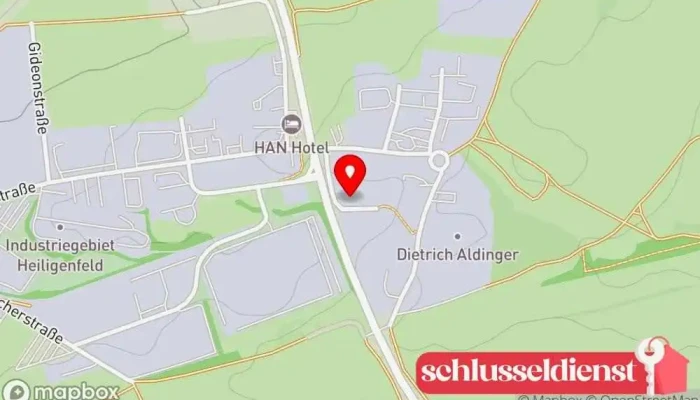 Karte von Hornung Metallbau GmbH Metallbauunternehmen in Horb am Neckar