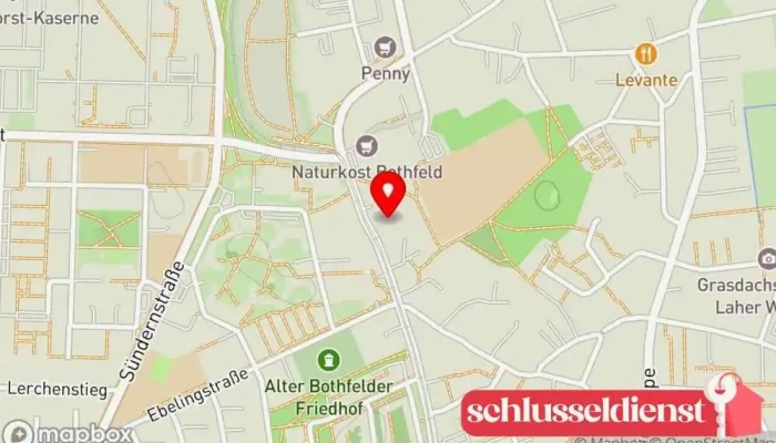 Karte von Horst Dühlmeyer Metallbauer, Metallbauunternehmen in Hannover