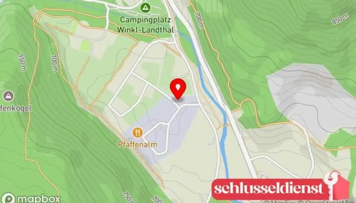Karte von Hubert Weber Metallwerkstatt in Im Pfaffenfeld 4