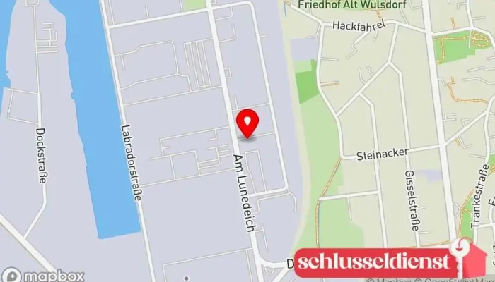 Karte von Huth Metall + Zaunbau GmbH Metallbauunternehmen, Zaunbauer, Hersteller, Stahlbauunternehmen in Bremerhaven