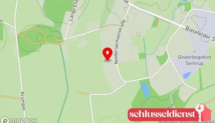 Karte von INTOBA GmbH & Co. KG Metallbauunternehmen, Maschinenbauunternehmen, Stahlbauunternehmen in Bad Iburg