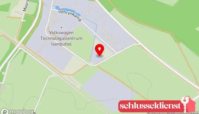 Karte von ISS GmbH Metallbauunternehmen, Industrieanlagenanbieter, Hersteller, Geländeranbieter, Treppenbauunternehmen, Stahlbauunternehmen, Schweißbetrieb in Isenbüttel