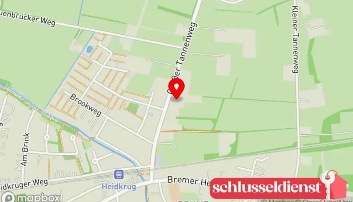 Karte von J. Kruse Metallbau GmbH Metallbauunternehmen, Maschinenbau, Maschinenbauunternehmen in Delmenhorst