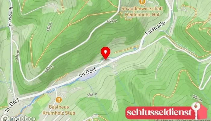 Karte von J. Schmieder Metallbauunternehmen in Nordrach