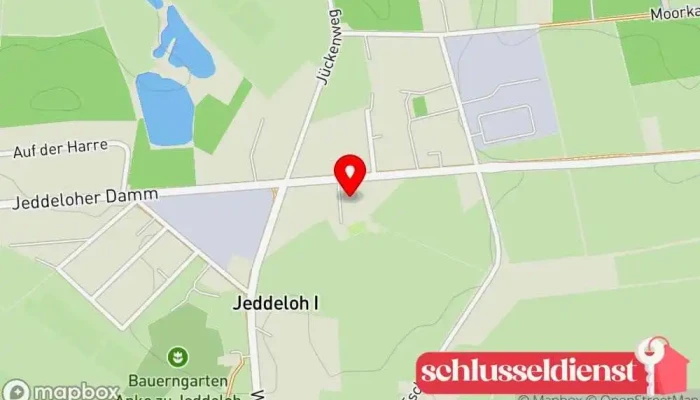 Karte von Jeddeloh Gerold GmbH Metallbauunternehmen in Edewecht