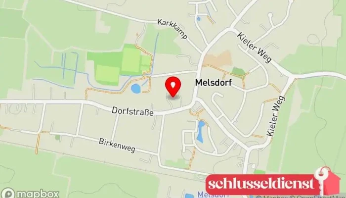 Karte von Jensen Metall- und Kunststoffbau GmbH Wintergartenbauer, Metallbauunternehmen in Melsdorf