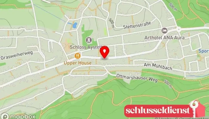 Karte von Johann Schaller Sanitär Sanitärinstallateur in Aystetten
