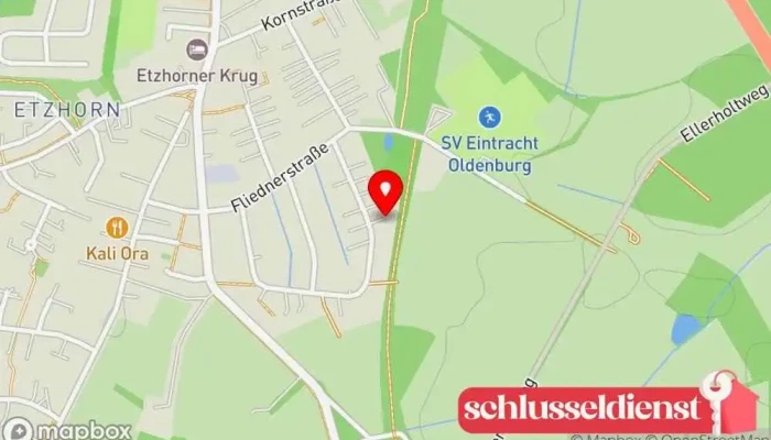 Karte von Jörg Ridderbusch Metallbauunternehmen in Oldenburg