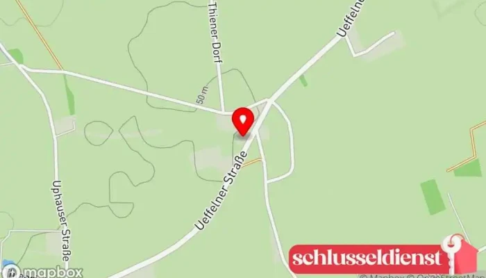 Karte von Josef Hausfeld GmbH & Co. KG Sanitärinstallateur, Sanitärtechnik, Landmaschinen-Reparaturdienst, Heizungs- und Klimatechnikbetrieb in Alfhausen