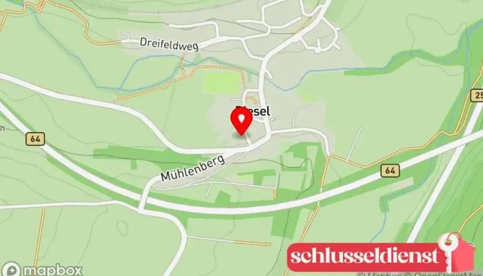 Karte von JP-Stahl- und Metallbau Jörg Peterhanwahr Metallbauunternehmen, Stahlbauunternehmen in Brakel