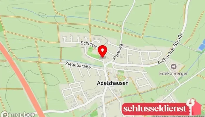 Karte von J.Pfaffenzeller GbR, Emaillierungen Hersteller in Adelzhausen