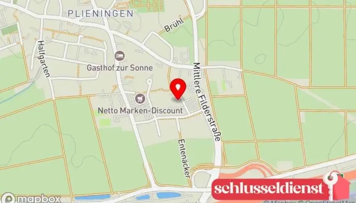 Karte von Jürgen Hess Edelstahl und Metallbau GmbH Metallbauunternehmen in Stuttgart