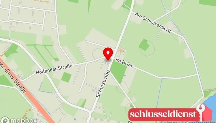 Karte von K&B Metallbau GmbH & Co.KG Bauunternehmen, Maschinenbauunternehmen, Metallbauunternehmen in Stuhr