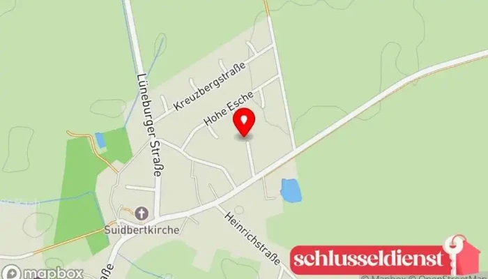 Karte von KD-Stahlbau GbR Stahlbauunternehmen in Wriedel