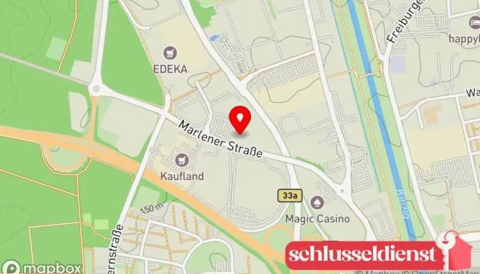 Karte von Klass Metall GmbH Metallbauunternehmen in Offenburg