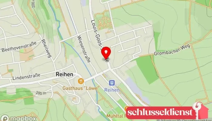 Karte von Klaus Riedlberger Metallbauunternehmen in Sinsheim