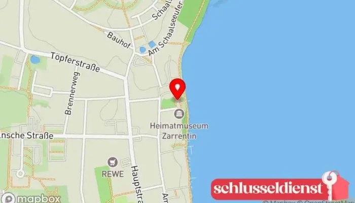 Karte von Kloster Zarrentin Kloster, Sehenswürdigkeit in Zarrentin am Schaalsee