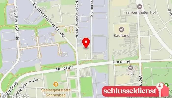 Karte von Konrad Spiegel GmbH Metallbauunternehmen in Frankenthal