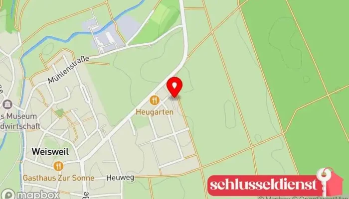 Karte von Körner Metalltechnik OHG Metallverarbeitungsunternehmen in Weisweil