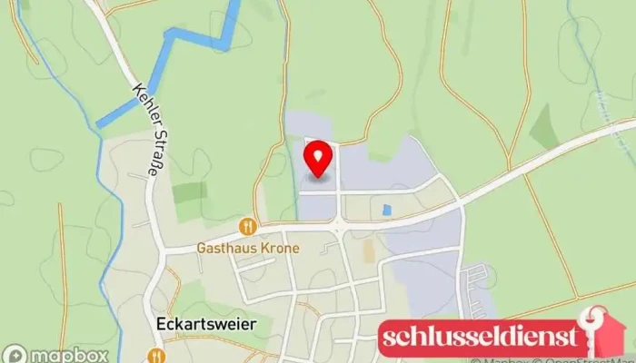 Karte von Krehl J. Metallwerkstatt in Willstätt