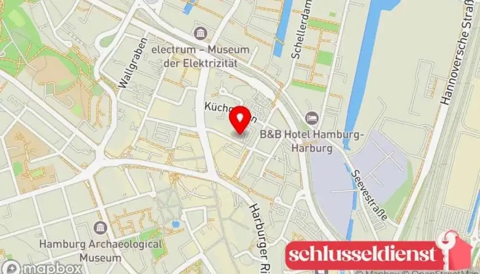 Karte von K&S Metallbau GmbH Metallbauunternehmen in Hamburg
