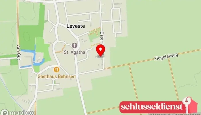 Karte von Kunst- und Bauschlosserei Rasmussen Metallwerkstatt, Metallbauunternehmen in Gehrden