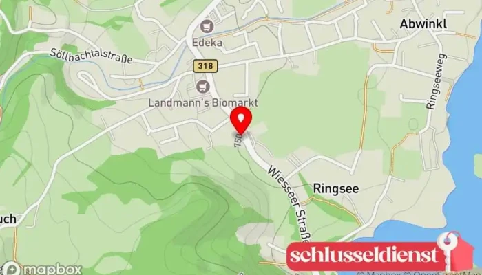 Karte von Kunstschmiede Ziegler Metallbauunternehmen in Kreuth